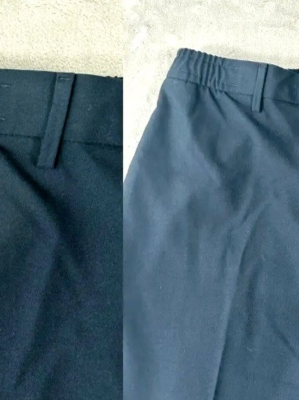 Banana Republic Men's Navy Dress Pants - Classic Straight Fit W/Strings 36x30